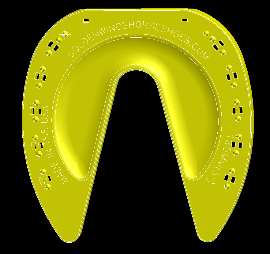 A yellow plastic mouthguard is shown.